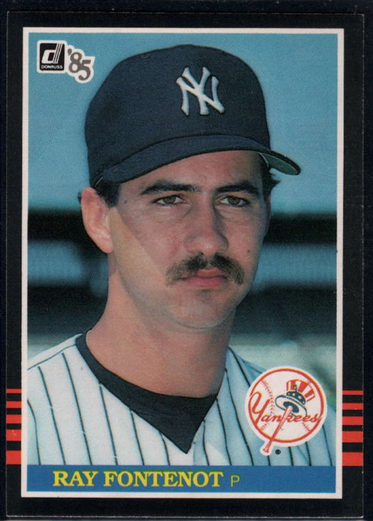 1985 Donruss #248 Ray Fontenot VG New York Yankees 