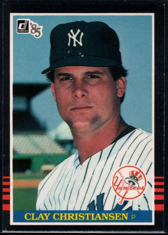 1985 Donruss #396 Clay Christiansen VG RC Rookie New York Yankees 