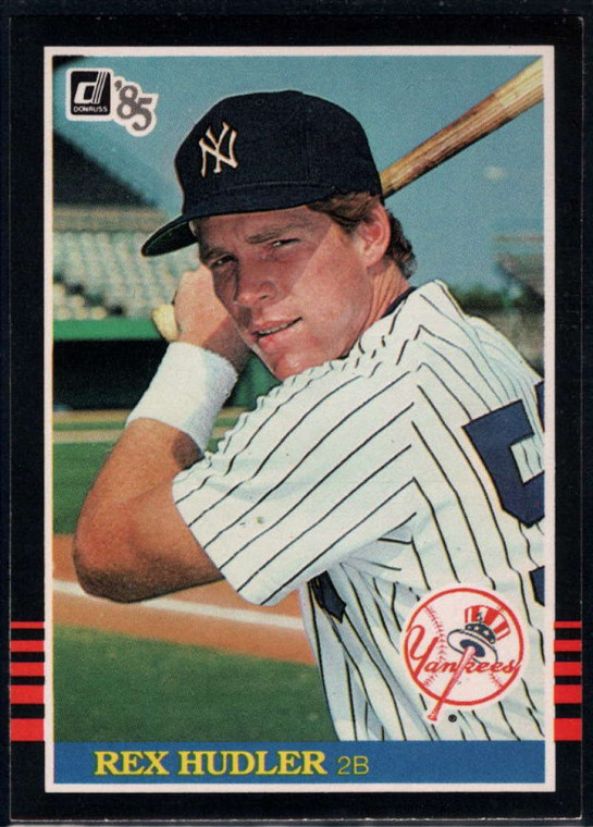 1985 Donruss #469 Rex Hudler VG RC Rookie New York Yankees 