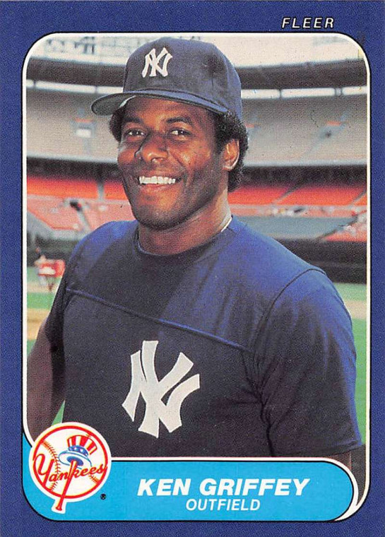 1986 Fleer #105 Ken Griffey Sr. VG New York Yankees 