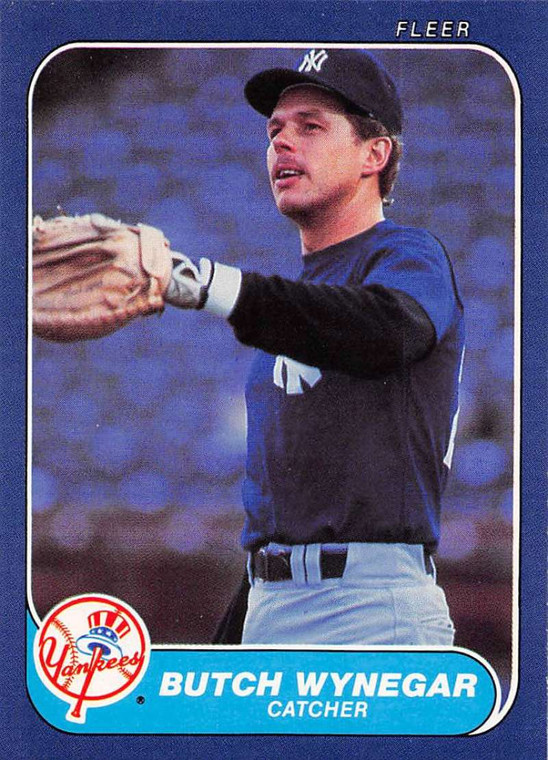 1986 Fleer #122 Butch Wynegar VG New York Yankees 