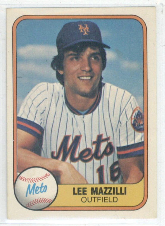 1981 Fleer #316 Lee Mazzilli VG New York Mets 