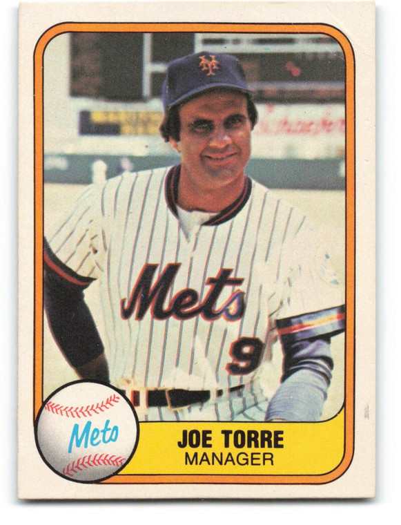 1981 Fleer #325 Joe Torre MG VG New York Mets 