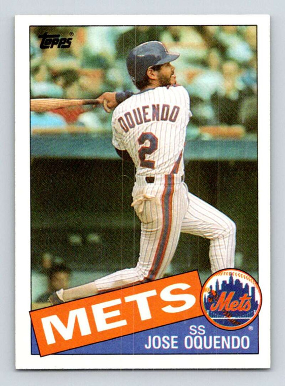 1985 Topps #598 Jose Oquendo VG New York Mets 