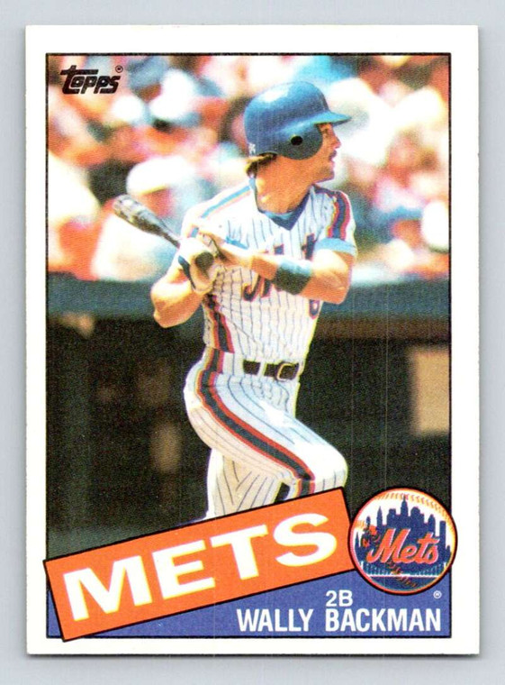 1985 Topps #677 Wally Backman VG New York Mets 