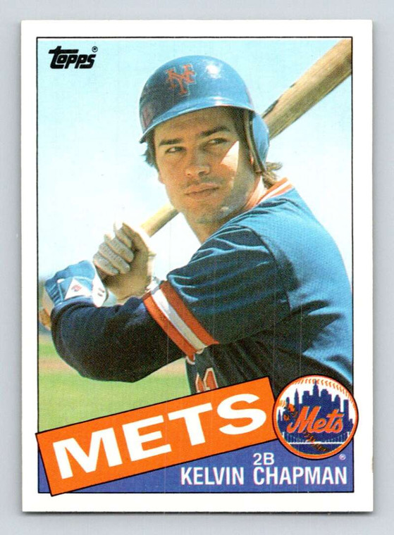 1985 Topps #751 Kelvin Chapman VG RC Rookie New York Mets 
