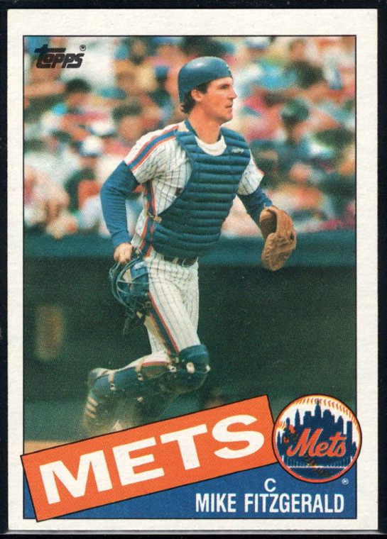 1985 Topps #104 Mike Fitzgerald VG New York Mets 