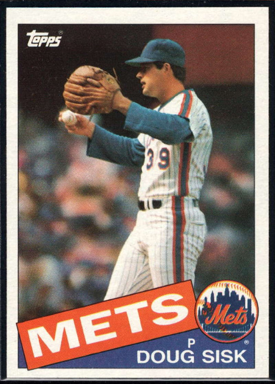 1985 Topps #315 Doug Sisk VG New York Mets 