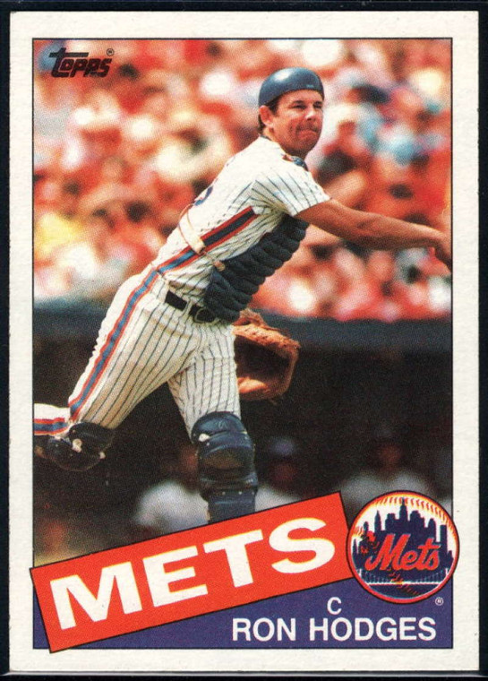 1985 Topps #363 Ron Hodges VG New York Mets 