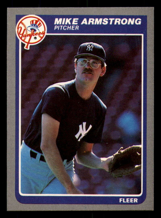 1985 Fleer #120 Mike Armstrong VG New York Yankees 