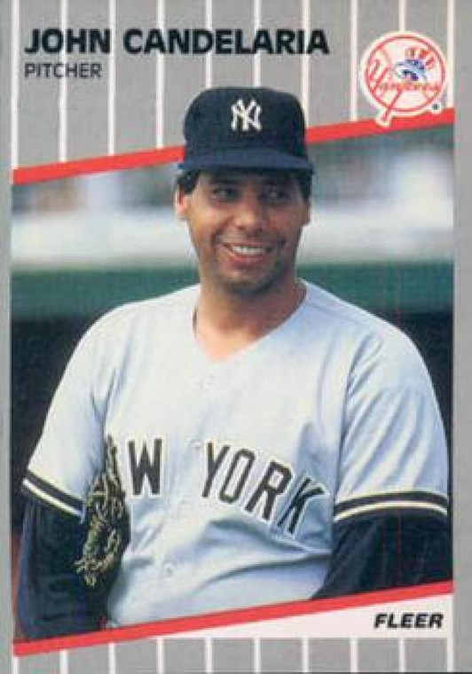 1989 Fleer #251 John Candelaria VG New York Yankees 