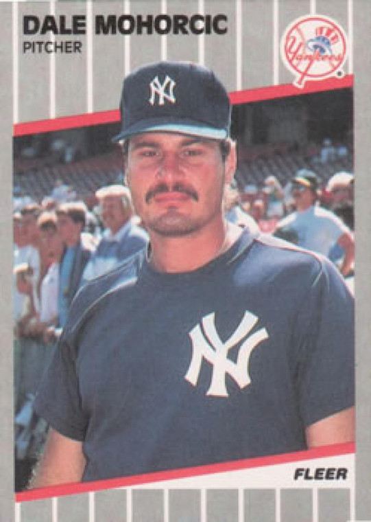 1989 Fleer #259 Dale Mohorcic VG New York Yankees 