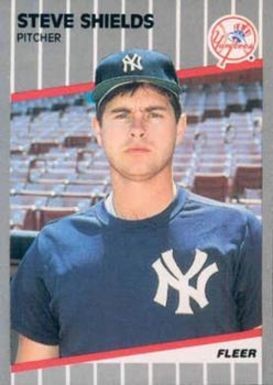 1989 Fleer #269 Steve Shields VG New York Yankees 