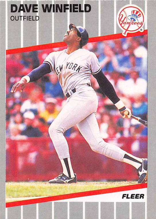 1989 Fleer #274 Dave Winfield VG New York Yankees 