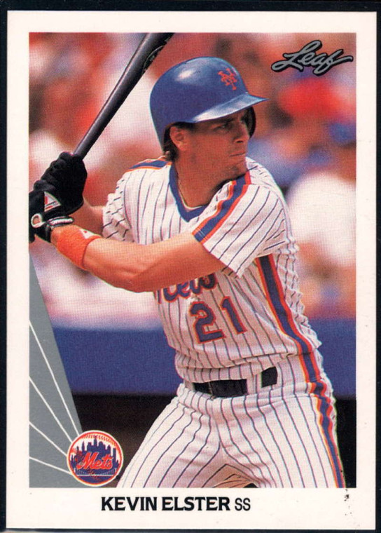 1990 Leaf #8 Kevin Elster VG New York Mets 