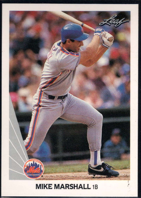 1990 Leaf #224 Mike Marshall VG New York Mets 
