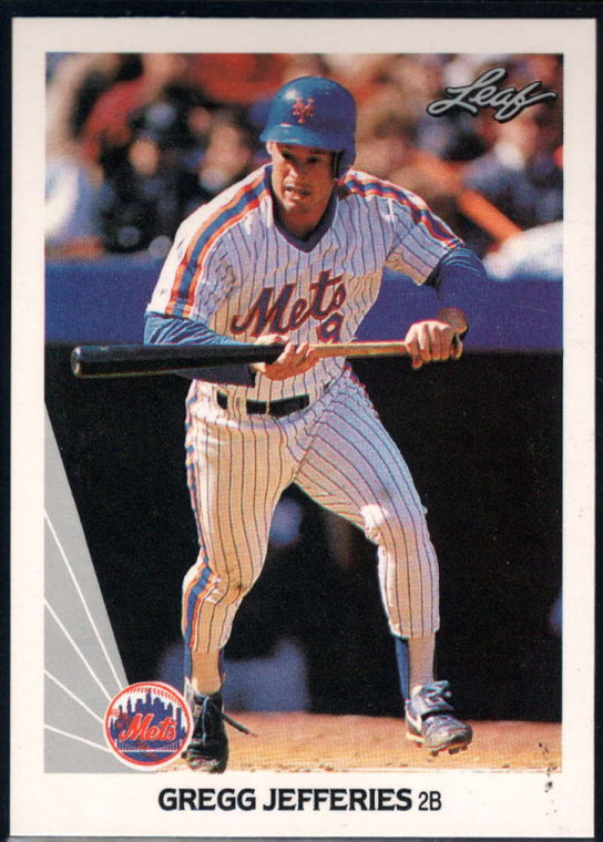 1990 Leaf #171 Gregg Jefferies VG New York Mets 