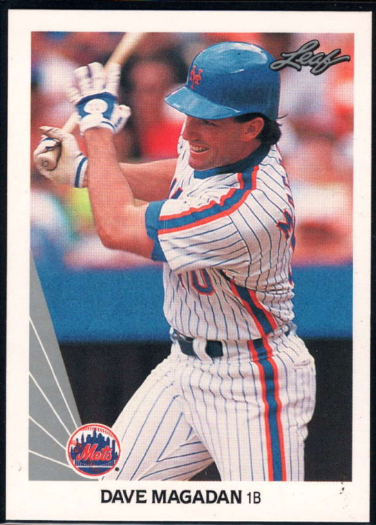1990 Leaf #330 Dave Magadan VG New York Mets 