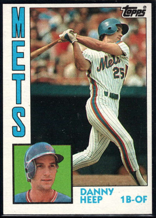 1984 Topps #29 Danny Heep VG New York Mets 