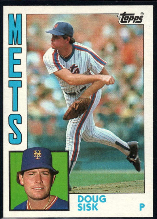 1984 Topps #599 Doug Sisk VG New York Mets 
