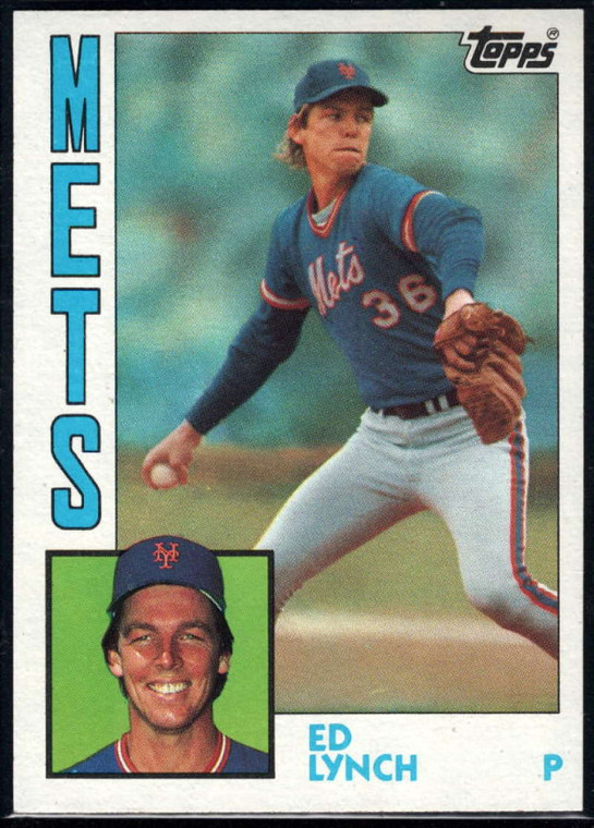 1984 Topps #293 Ed Lynch VG New York Mets 
