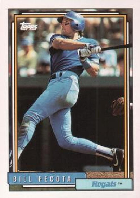 1992 Topps #236 Bill Pecota VG Kansas City Royals 