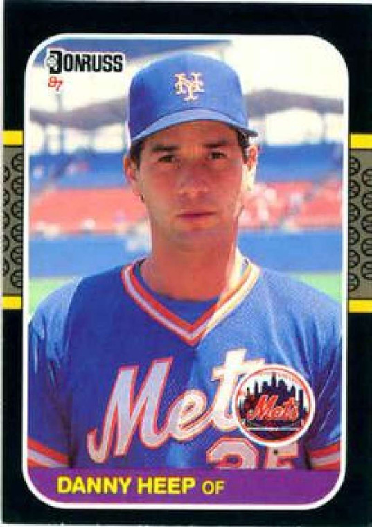 1987 Donruss #649 Danny Heep VG New York Mets 