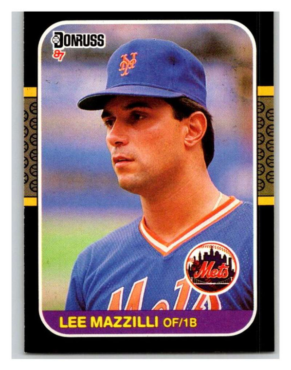 1987 Donruss #562 Lee Mazzilli VG New York Mets 