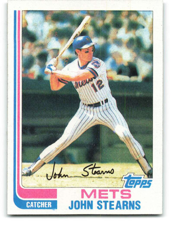 1982 Topps #743 John Stearns VG New York Mets 