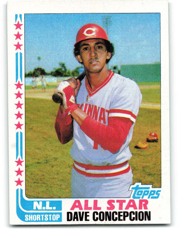 1982 Topps #340 Dave Concepcion AS VG Cincinnati Reds 