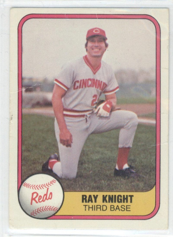 1981 Fleer #198 Ray Knight VG Cincinnati Reds 