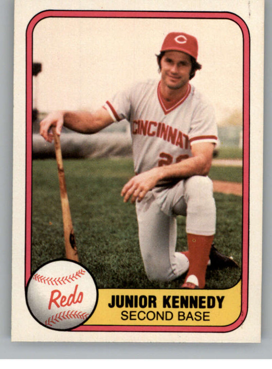 1981 Fleer #203 Junior Kennedy VG Cincinnati Reds 