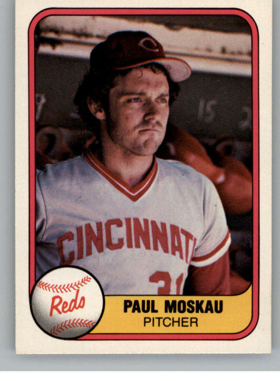 1981 Fleer #207 Paul Moskau VG Cincinnati Reds 