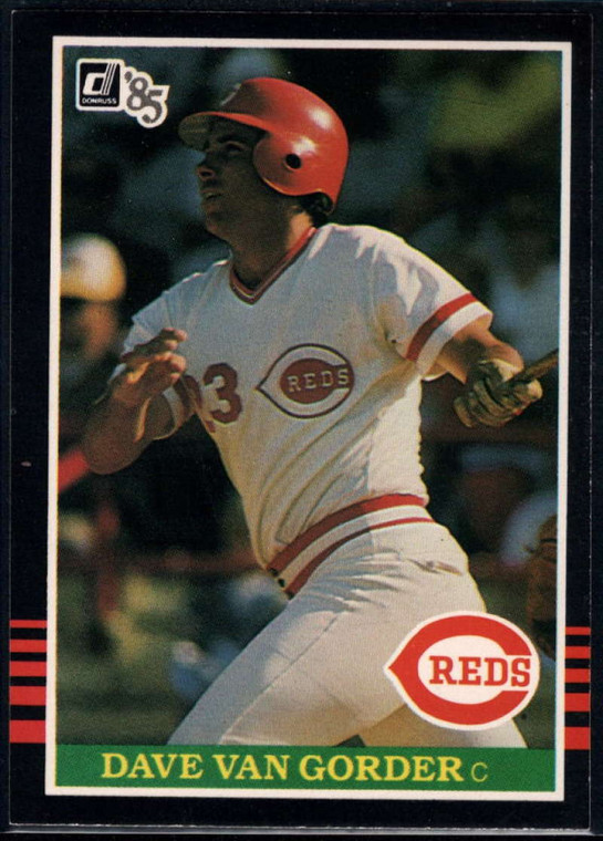 1985 Donruss #384 Dave Van Gorder VG Cincinnati Reds 