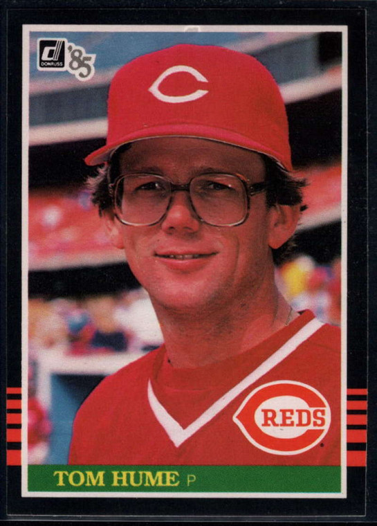 1985 Donruss #408 Tom Hume VG Cincinnati Reds 