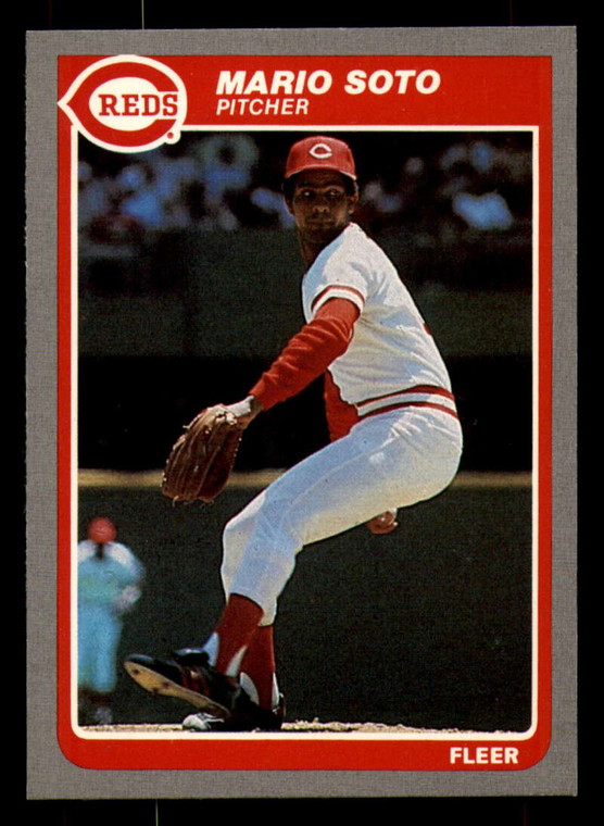 1985 Fleer #552 Mario Soto VG Cincinnati Reds 