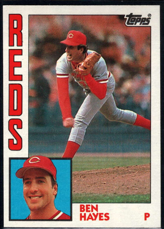 1984 Topps #448 Ben Hayes VG Cincinnati Reds 