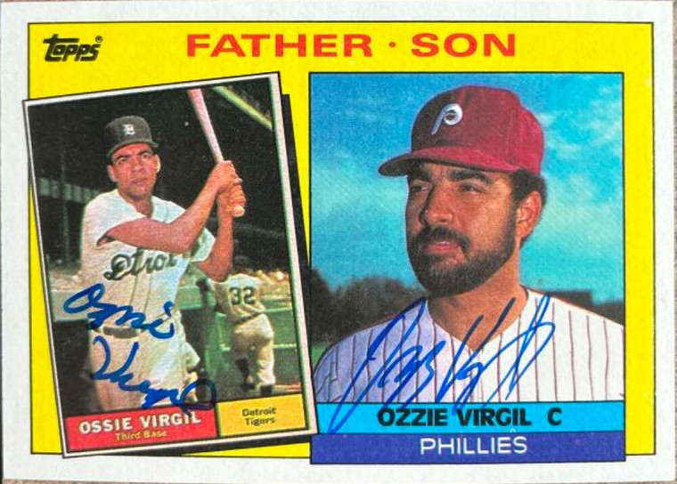 Ossie/Ozzie Virgil Autographed 1985 Topps #143 VERY RARE 