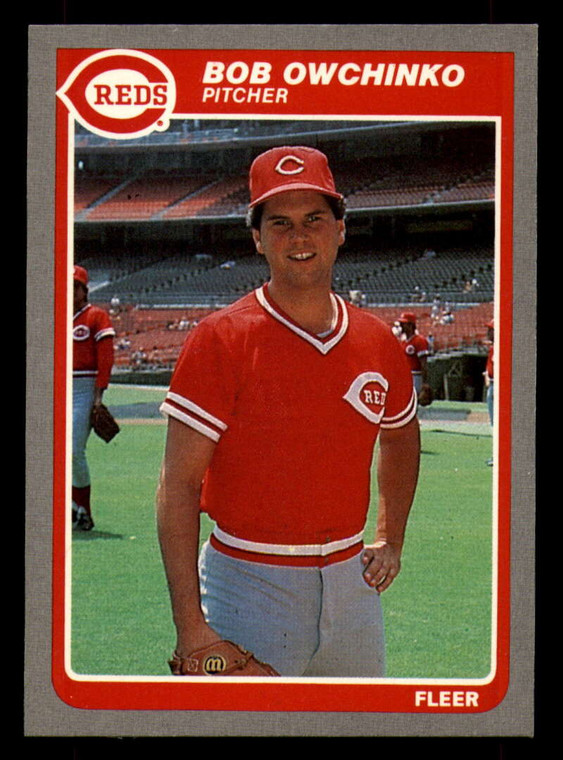 1985 Fleer #543 Bob Owchinko VG Cincinnati Reds 