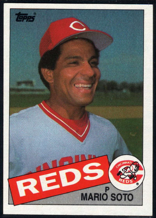 1985 Topps #495 Mario Soto VG Cincinnati Reds 