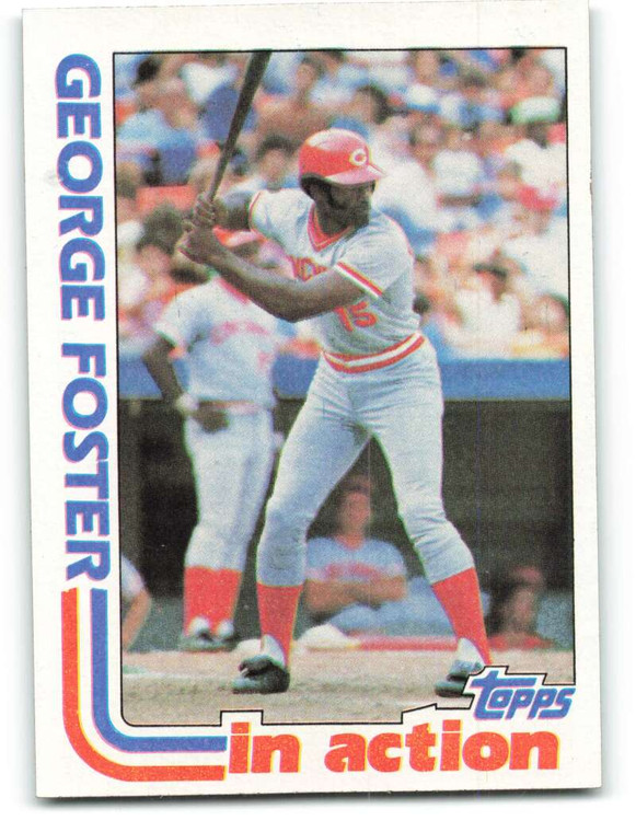 1982 Topps #701 George Foster IA VG Cincinnati Reds 