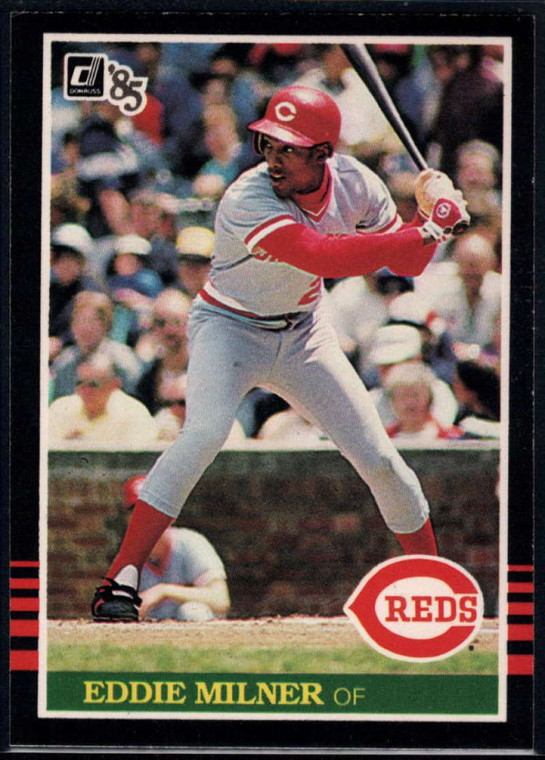 1985 Donruss #428 Eddie Milner VG Cincinnati Reds 