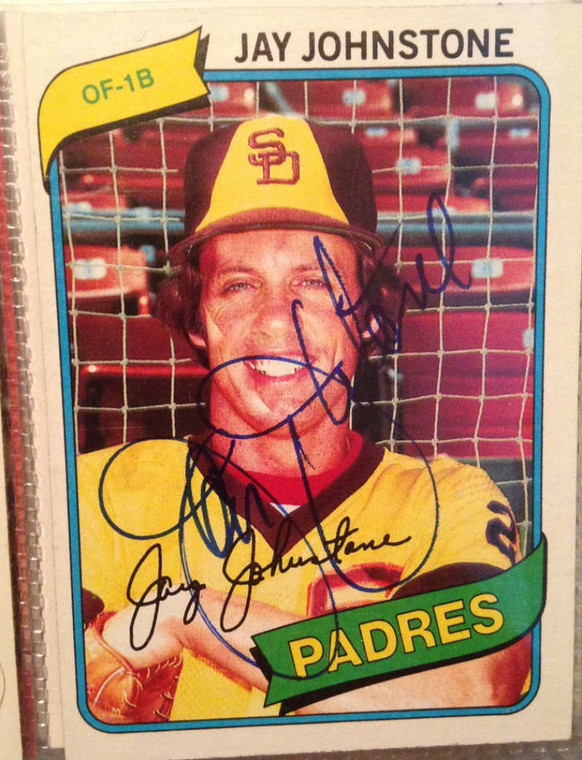 Jay Johnstone Autographed 1980 Topps #31