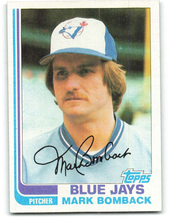 1982 Topps #707 Mark Bomback VG Toronto Blue Jays 
