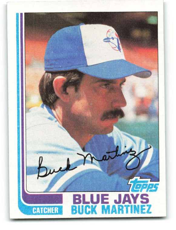 1982 Topps #314 Buck Martinez VG Toronto Blue Jays 