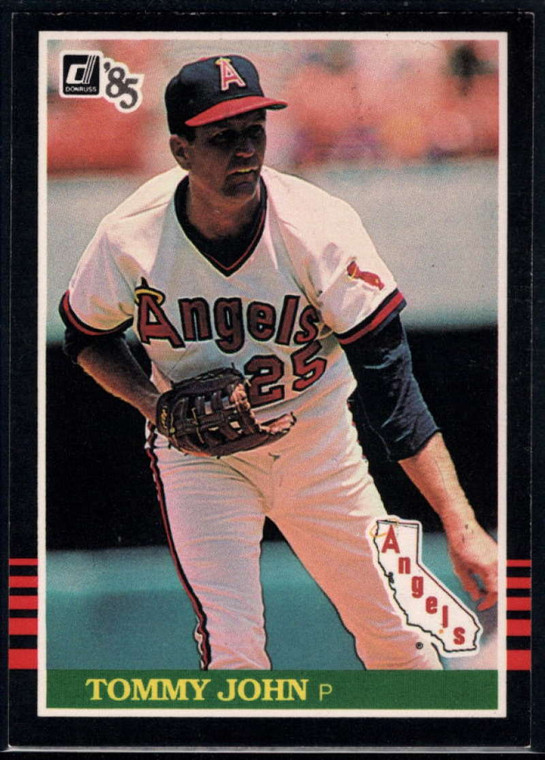 1985 Donruss #423 Tommy John VG California Angels 