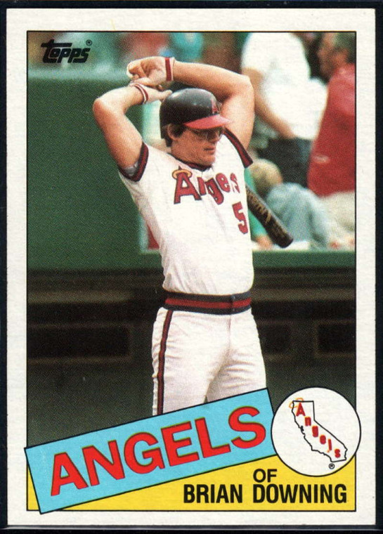 1985 Topps #374 Brian Downing VG California Angels 