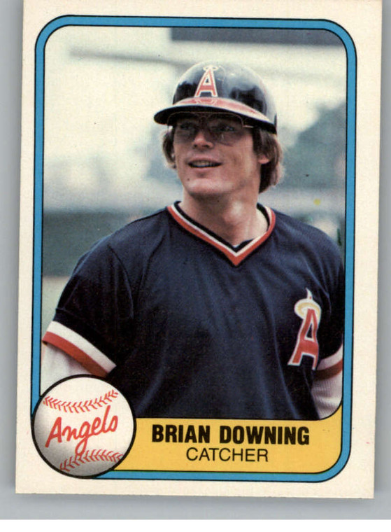 1981 Fleer #282 Brian Downing VG California Angels 
