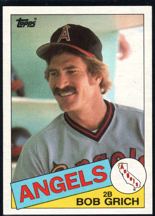 1985 Topps #465 Bobby Grich VG California Angels 