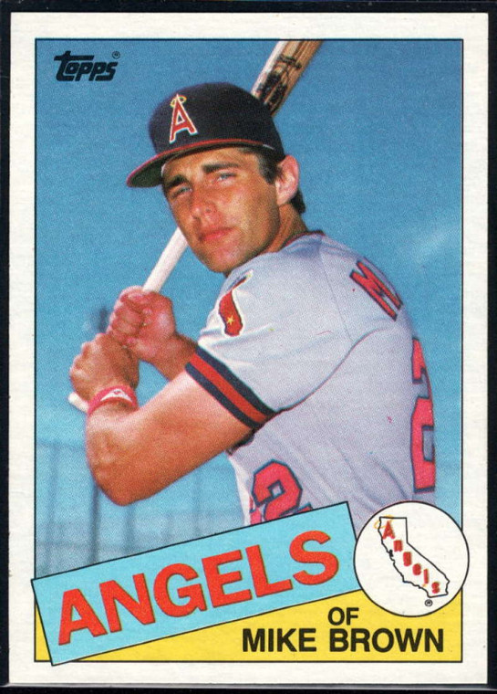 1985 Topps #258 Mike Brown VG California Angels 